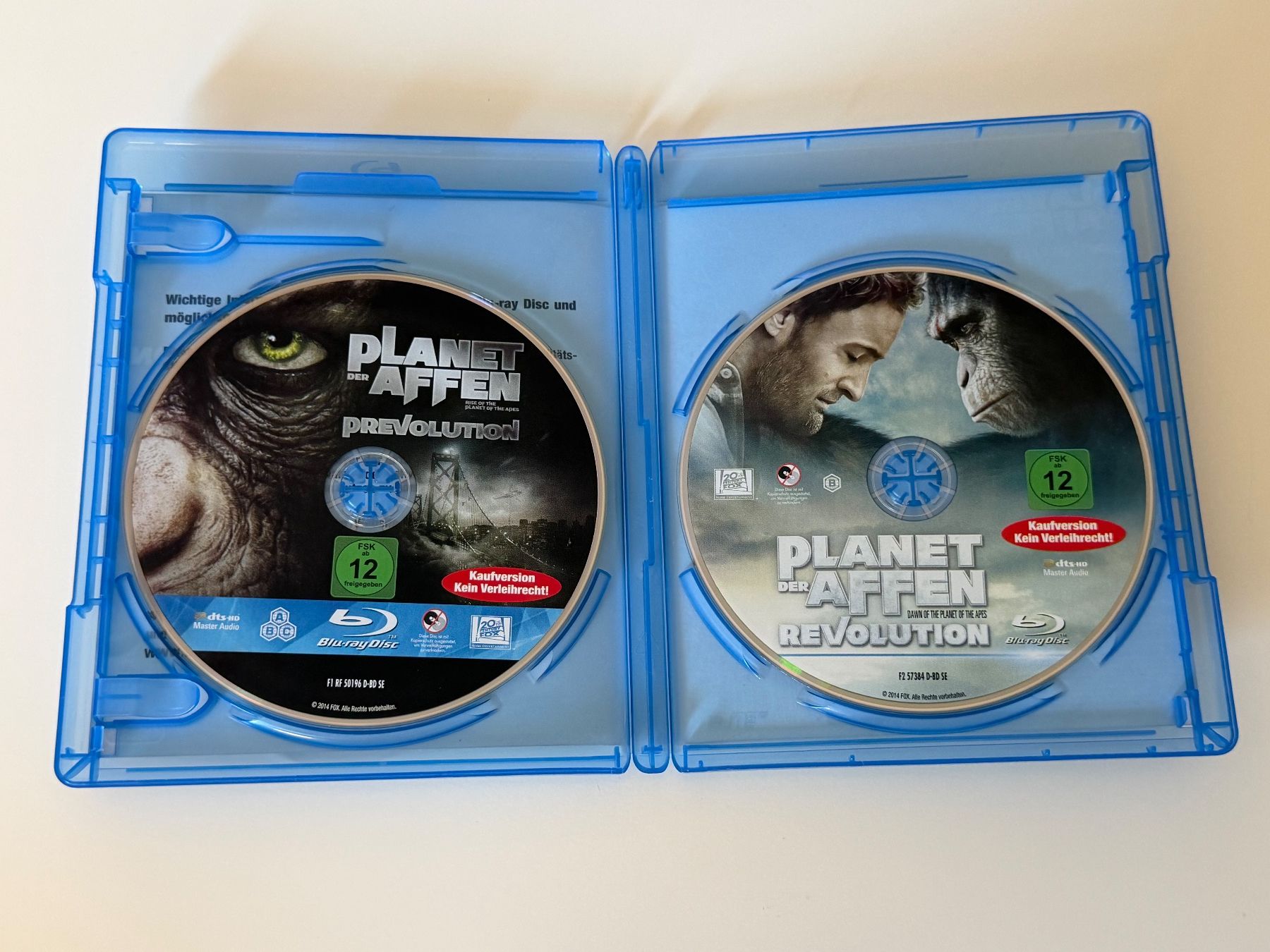 Tous les DVDs: Planet der Affen: Prevolution - Revolution Blu-ray 2 Filme – D'occasion à Altstätten SG par sheamus 2
