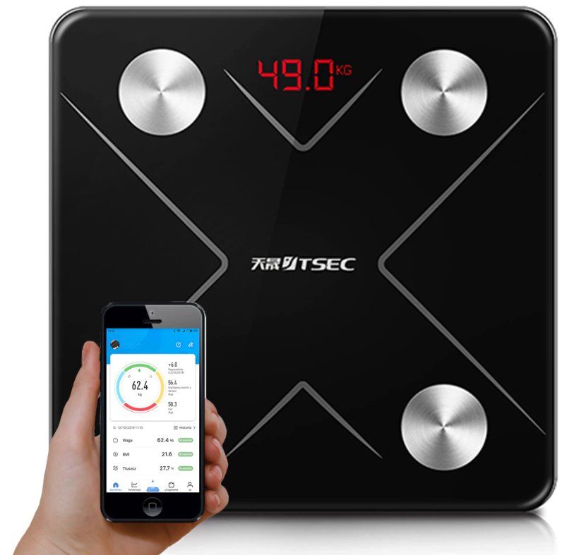 Personenwaagen: Analytische Bluetooth-Personenwaage, Glas, LCD – Neu und originalverpackt aus Reiden von Shop-Sale
