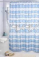 Polyester Duschvorhang-SHARKY-180X200 CM