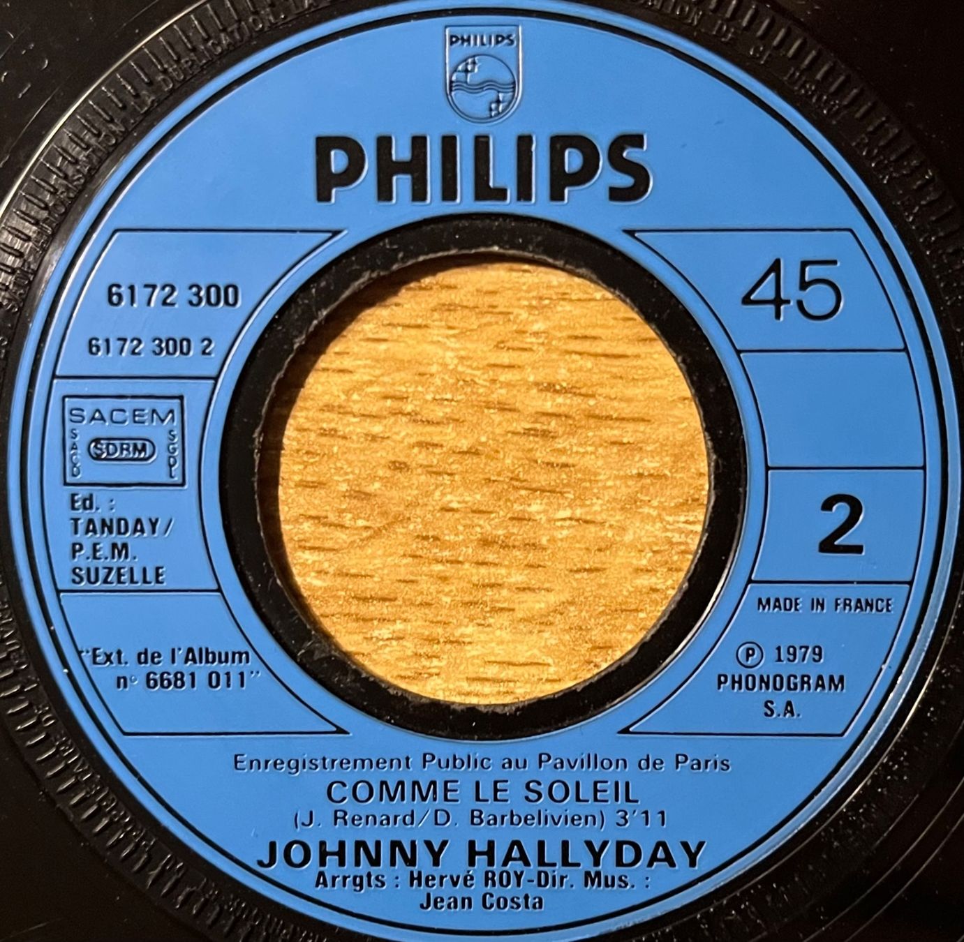 Schallplatten: JOHNNY HALLYDAY - MA GUEULE – Gebraucht aus Bussigny von vinyl-pas-cher 3
