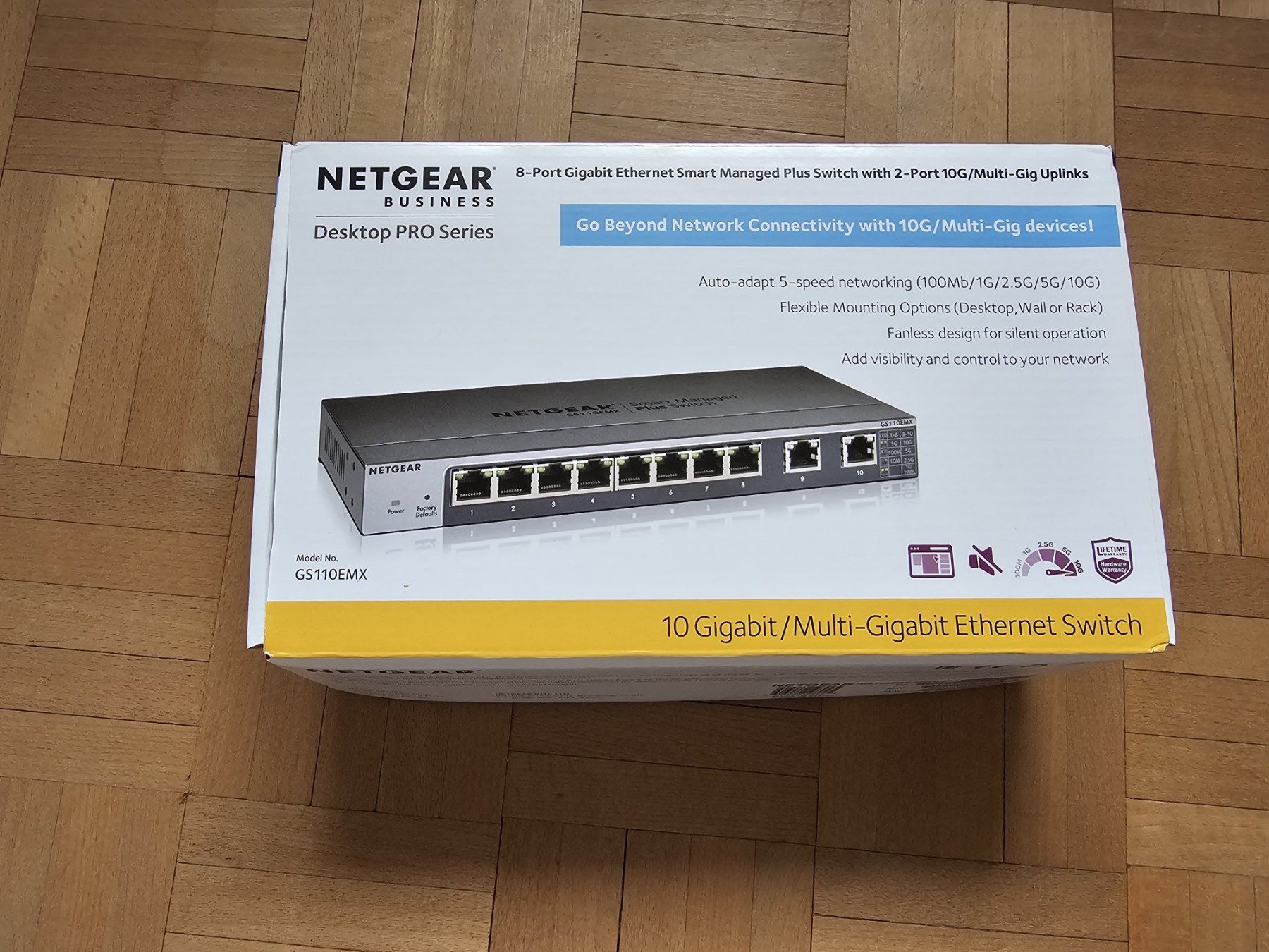 Netgear Hubs & Switches: Managed Switch 10 Gbps Netgear GS110emx – Neu (gemäss Beschreibung) aus Zürich von tido008