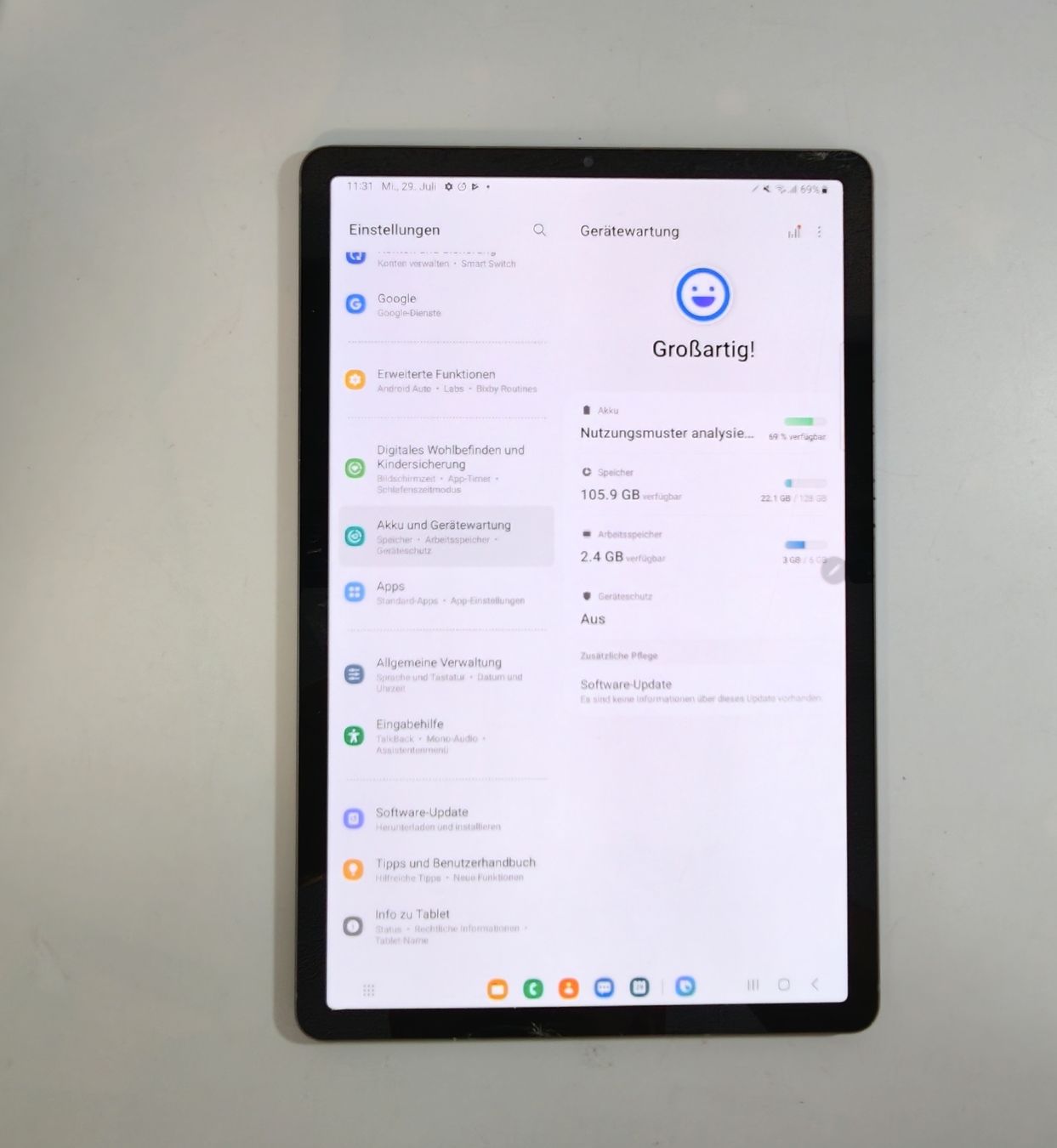 Samsung Tablet PC: Samsung Galaxy Tab S6 LTE 128GB – Gebraucht aus Ehrendingen von Rocky985 3