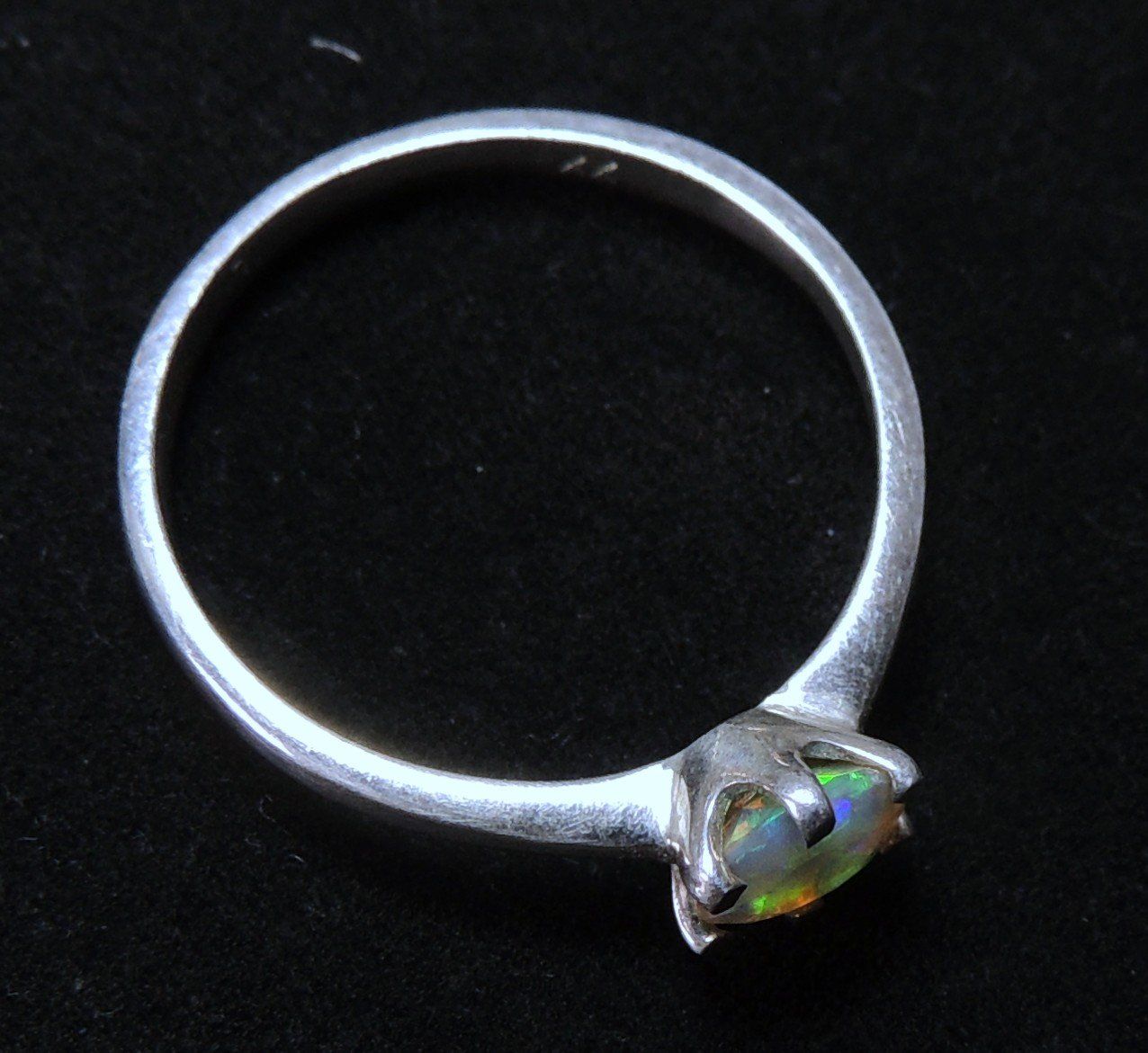 Anelli: Opal Silber 925 Fingerring Gr. 58 – Usato da Waldenburg venduto da schaller707 4