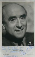 Herbert Hübner (1889-1972) Schauspieler - Autogramm