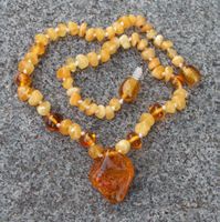 ♥ BABY / KINDER BERNSTEIN ZAHNI KETTE ♥