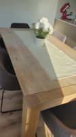 Esszimmertisch Massivholz Eiche weiss