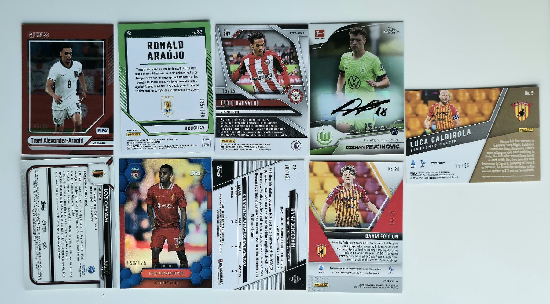 Topps Carte collezionabili: Topps Chrome + Panini bundle - 1 autograph and 8 Numbered 🔥 – Nuovo (secondo la descrizione) da Onex venduto da msan.cards 1