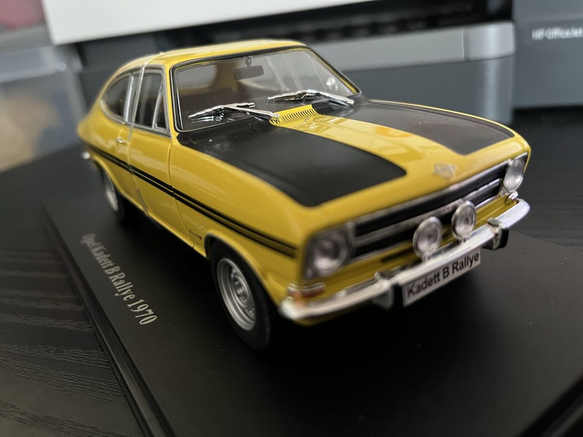 Opel Modellini d'auto: Opel Kadett B Rallye. 1:24 – Nuovo (secondo la descrizione) da Rümlang venduto da Papamoll4 4