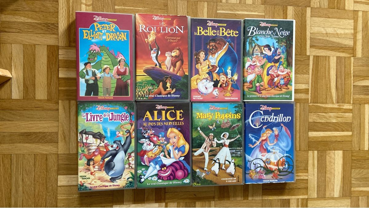Collection VHS Disney Classiques 8 films cultes! En bon état (Gebraucht ...