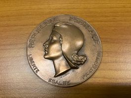 Semaines Francaises en Suisse Medaille  J.H. Coeffin Bronze
