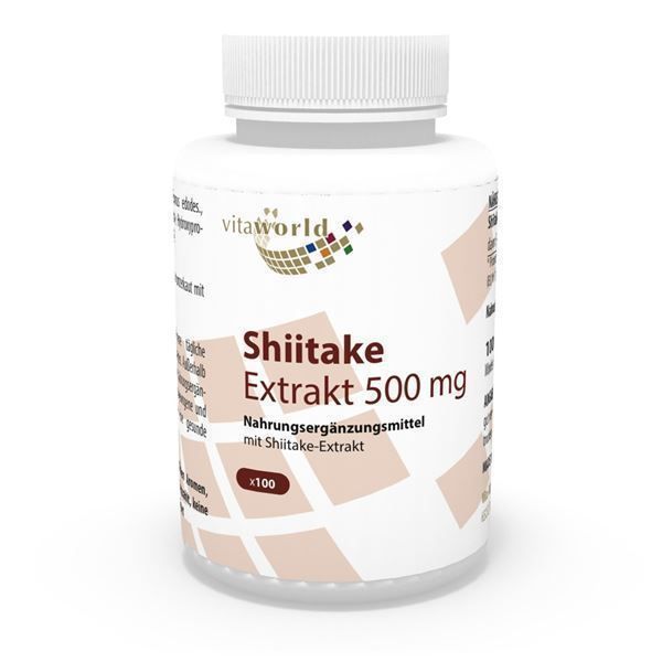 Shiitake Extrakt 500mg 100 Vegi Kapseln Kaufen auf Ricardo