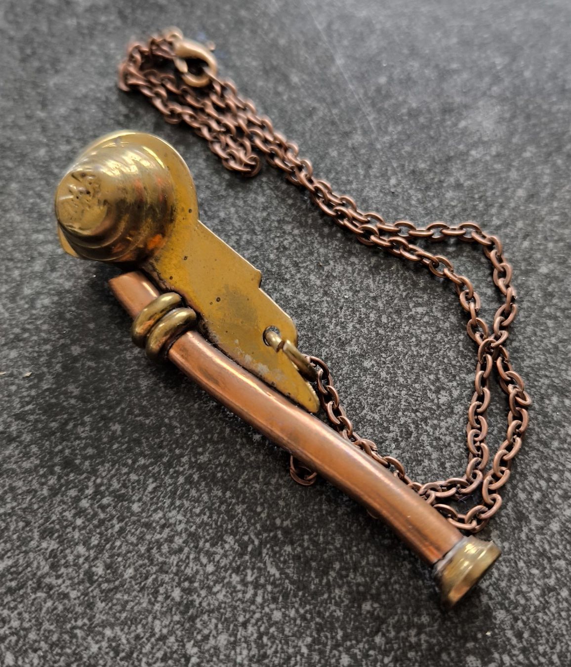 Pipe & Accessori: Bootsmann-Pfeife, Bosun-Pfeife, Steampunk Style – Nuovo (secondo la descrizione) da Schwanden GL venduto da UHRKNALL 2