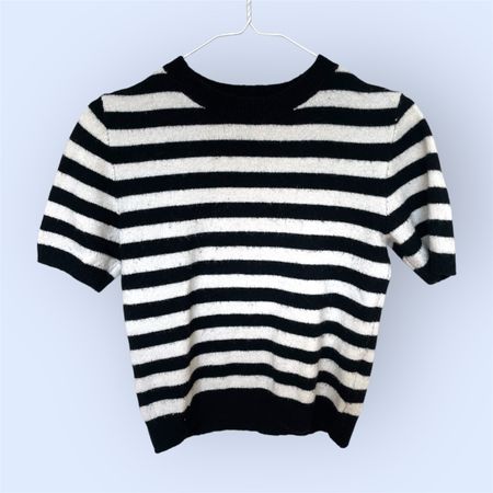 Black and white striped Jersey  XS from H&M