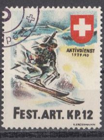 Tutti i francobolli: Artillerie Wi 82 gestempelt – Usato da Bürglen TG venduto da StampGraf