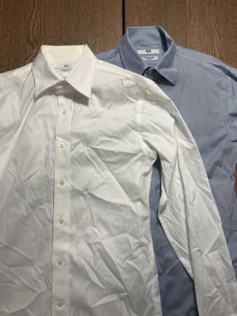 Uniqlo Hemden Set Slim Fit Grösse XS weiss und blau