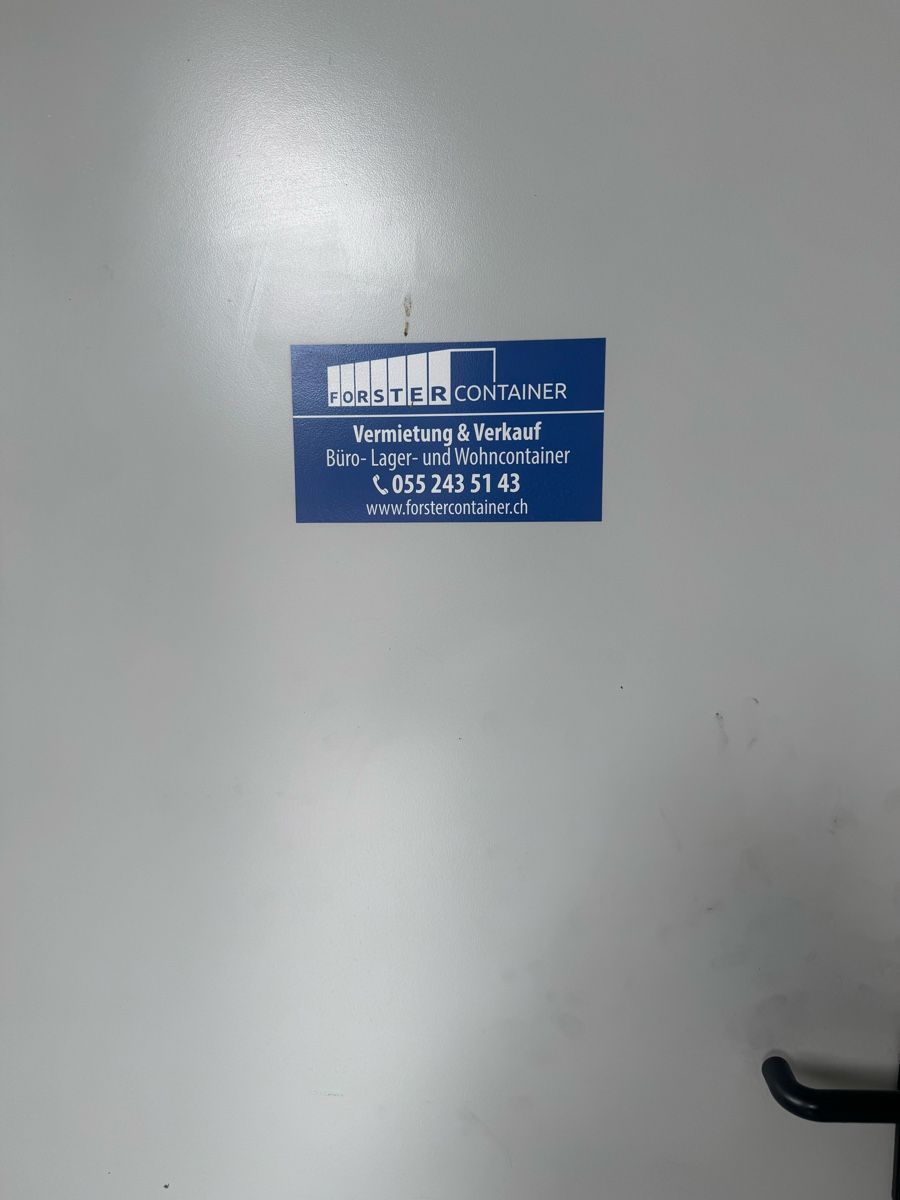 Baucontainer: Bürocontainer Forster – Gebraucht aus Reichenburg von che_59hw 2