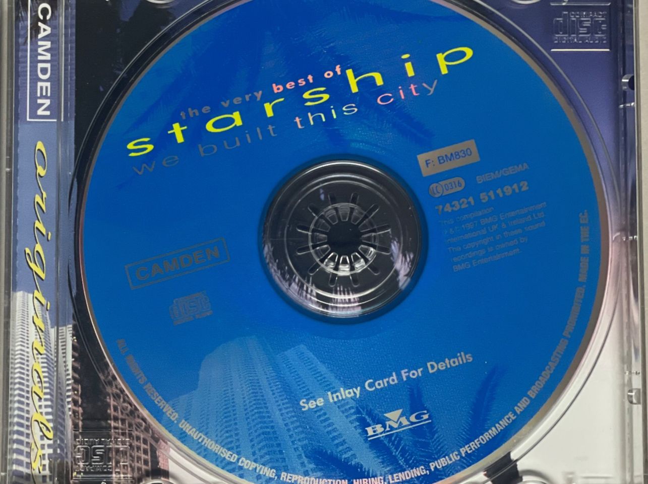 CD: Starship-We Built This City - Synth Pop AOR – Usato da Muri b. Bern venduto da AdidasCollector 2