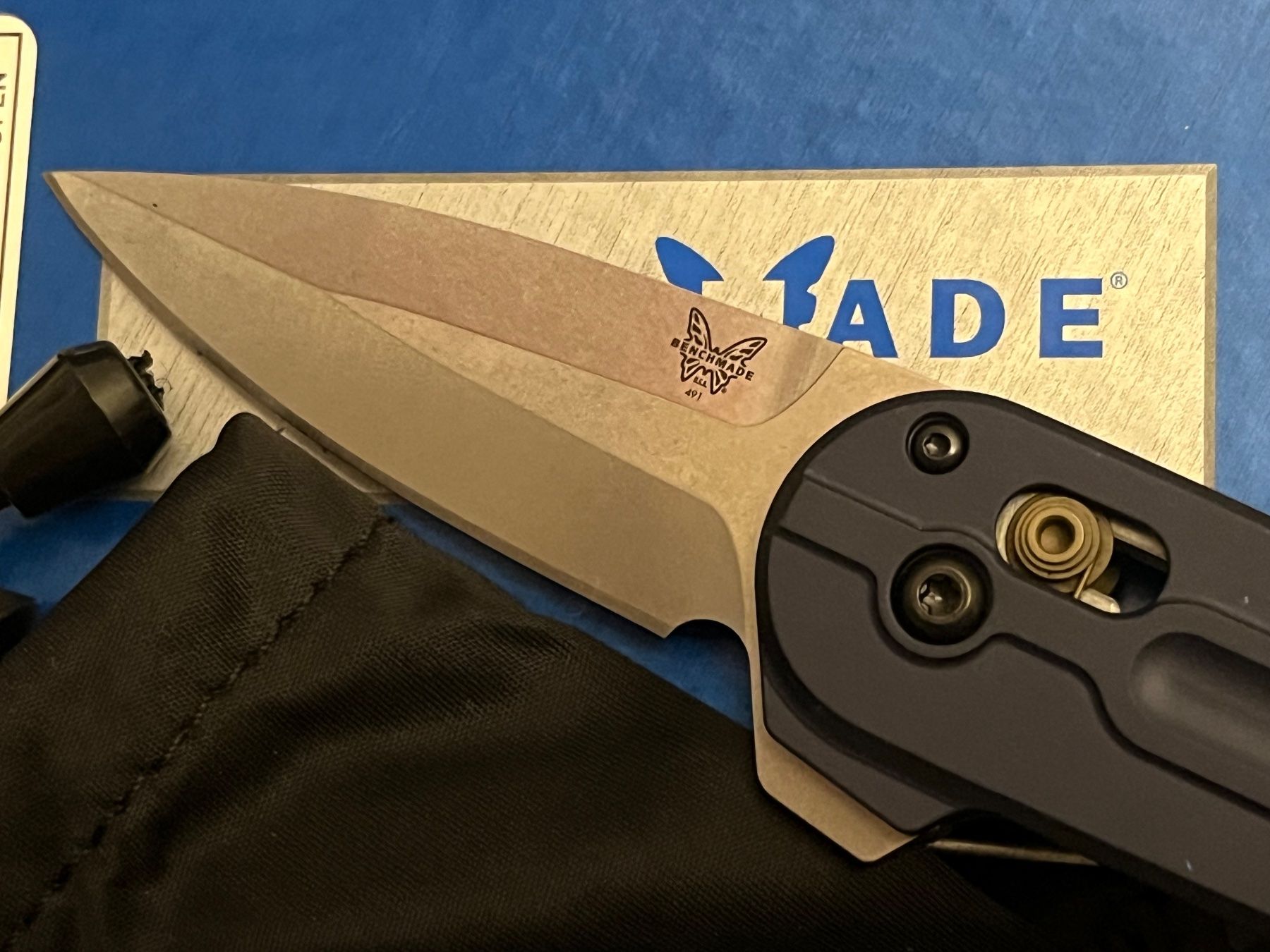 Benchmade Coltelli tascabile: Benchmade Lowden M390 Manual Folder Messer _GRATIS_Versand_ – Nuovo e nell'imballaggio originale da St. Niklaus VS venduto da wildholzmann 1