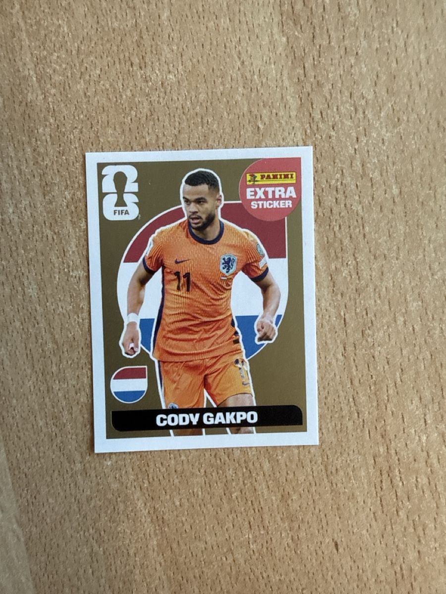 Panini Carte collezionabili: Gakpo gold – Nuovo (secondo la descrizione) da Embrach venduto da mat_9nqt