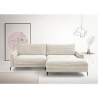 Ecksofa  Uptown in Cord Snow rechts