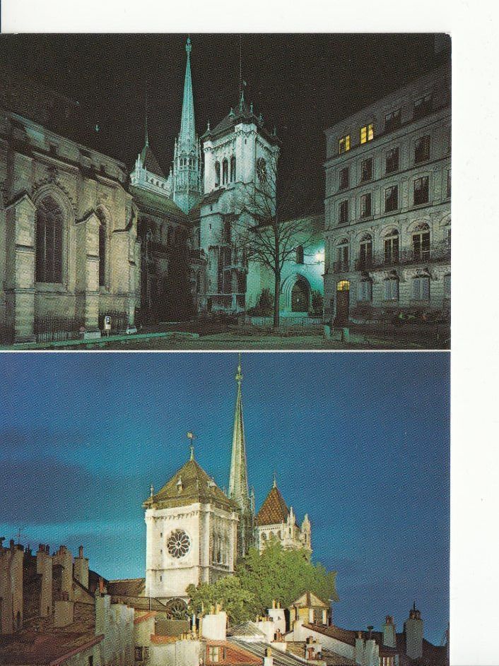 Cartoline postali: Genève Saint Pierre um 1995 – Usato da Bürglen TG venduto da StampGraf