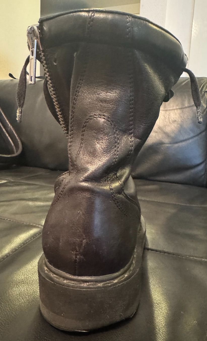 Rick Owens Scarpe da uomo: Rick Owens Anfibio Combat Boots – Usato da Canobbio venduto da kk_dee 6
