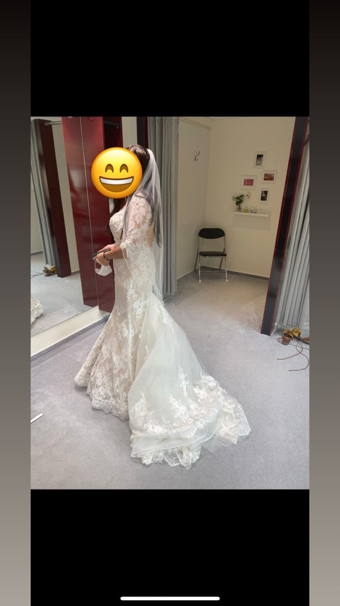 Vestiti: Wunderschönes Brautkleid mit Spitze - Grösse 38/40 – Nuovo (secondo la descrizione) da Wiesendangen venduto da Aleksad 2