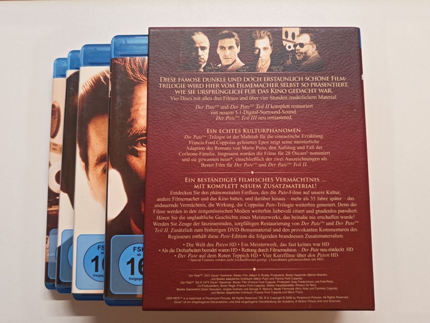Tutti i DVDs: Der Pate Trilogie - The Coppola Restoration – Usato da Liestal venduto da Kratzilla 1