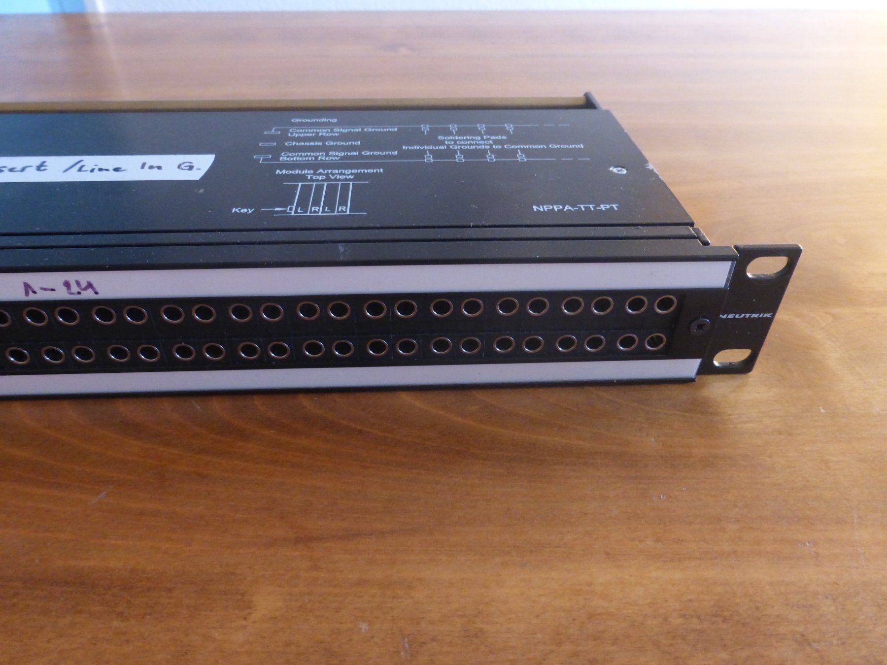 Neutrik Cavi: Neutrik NPPA TT PT Patchbay Nr.3 – Usato da Zumikon venduto da psisound 3