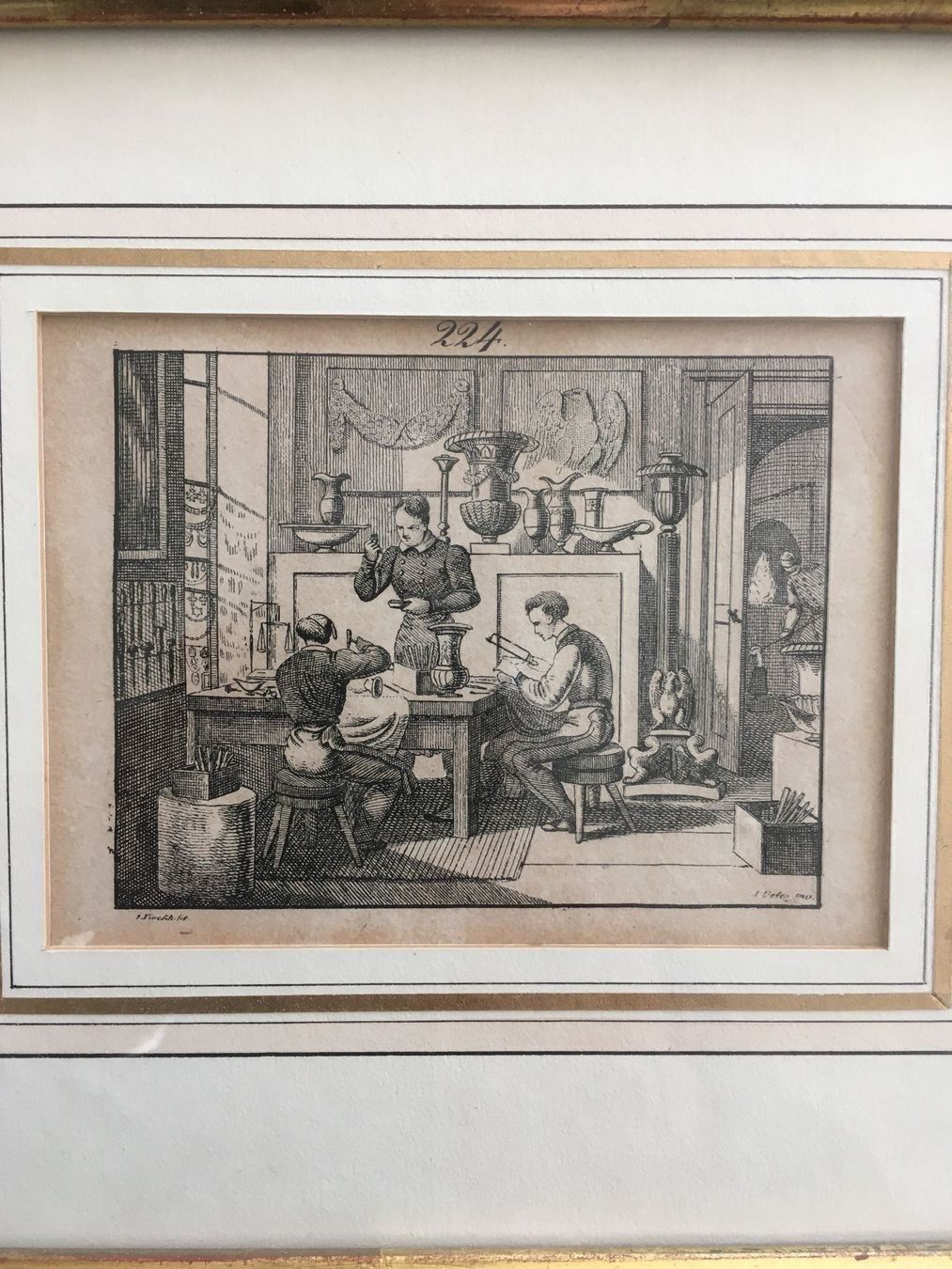 Incisioni: Original Kupferstich 1835 – Usato da Grosshöchstetten venduto da laterne2017 1