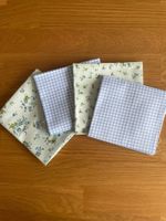 Fat quarter/Coupon patchwork-couture Petites fleurs bleues