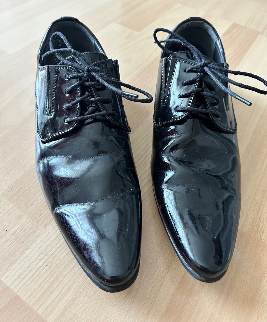 Scarpe da uomo: Angelo Litrico - Lackschuhe, schwarz, Grösse 43 – Usato da Auw venduto da beretta1966 1