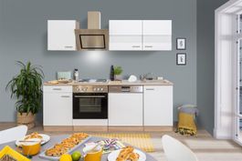 680 Küchenzeile Singleküche 220cm E/SO/W - Küche Einbauküche