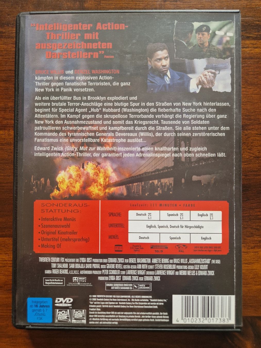 Tutti i DVDs: Ausnahmezustand DVD – Usato da Emmenbrücke venduto da alexa1983 1