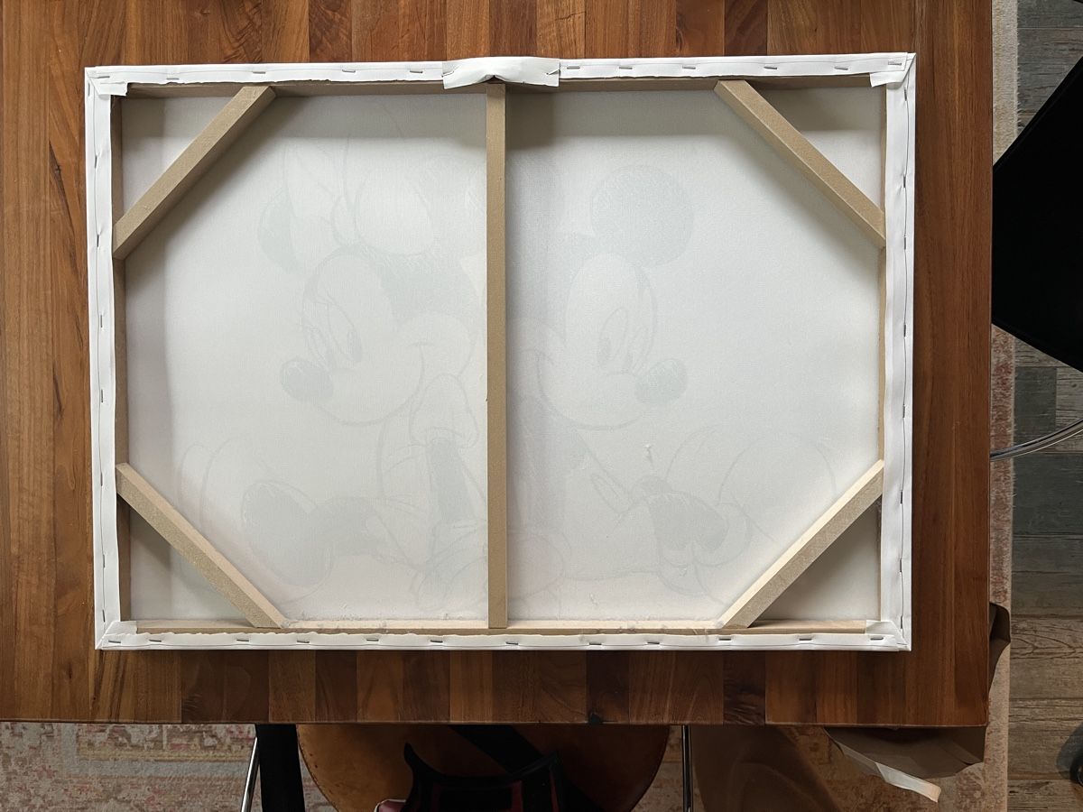 Foto & Immagini: Micky und Minnie Mouse Bild, Leinwand – Usato da Netstal venduto da C-Joana 1