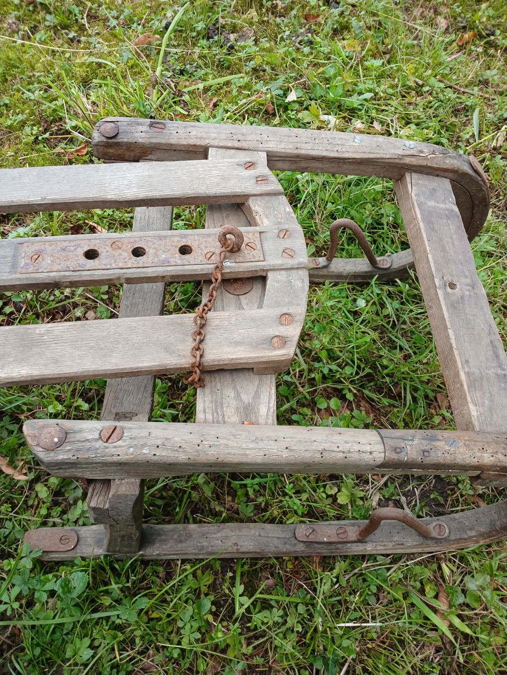 Slitta: Holzschlitten, Antiker Bop – Difettoso da Bilten venduto da Archiv55 3
