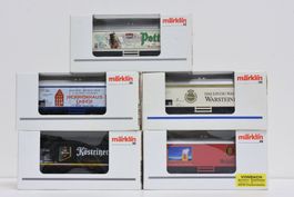 5 Märklin Kühlwagen mit OVP