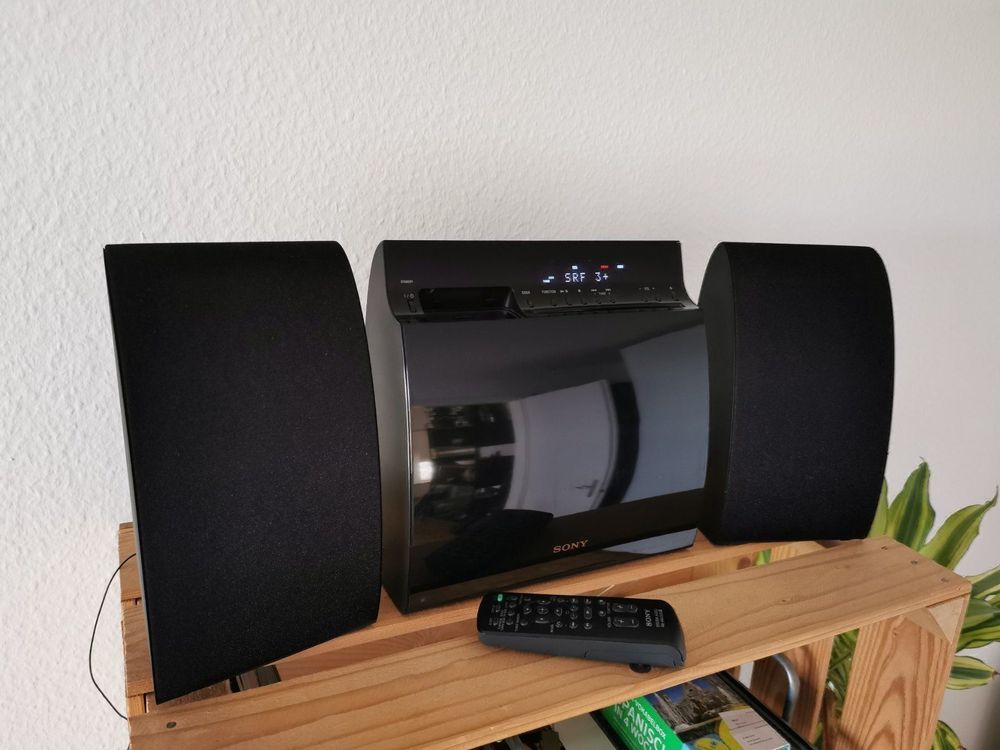Sony Original Fernbedienung – A1438479 A, Für CMT-CX5IP, Schwarz
