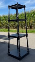Schwarzes Etagere/Beistelltisch, 4-stufig, Top Zustand!