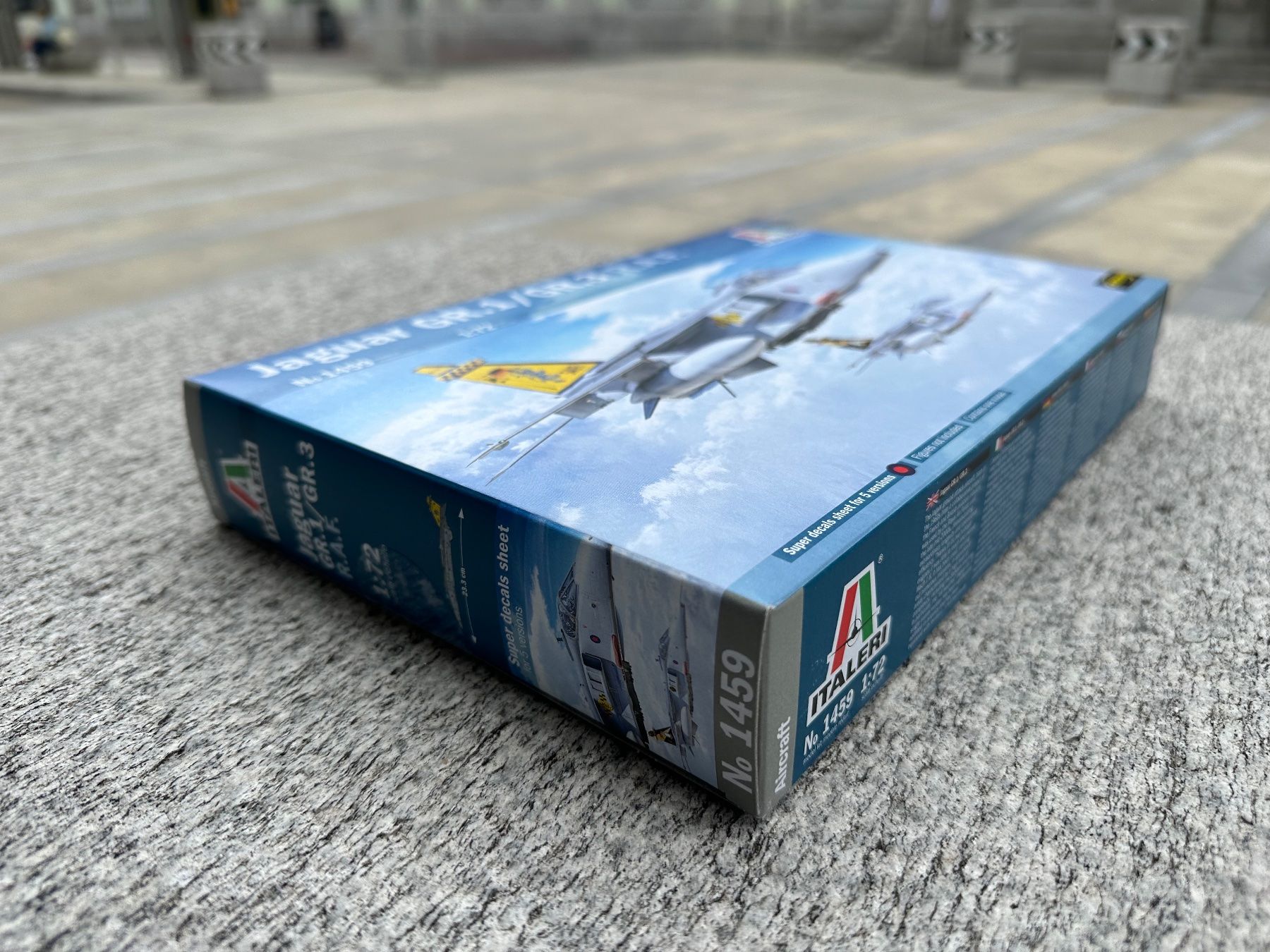 Italeri Kit di modellismo & Modellini statici: Italeri  1:72 Jaguar GR.1 1459 – Nuovo e nell'imballaggio originale da Chiasso venduto da Carrara-Modellismo 1