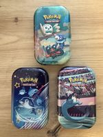 3 LEERE: Pokemon Mini Tins
