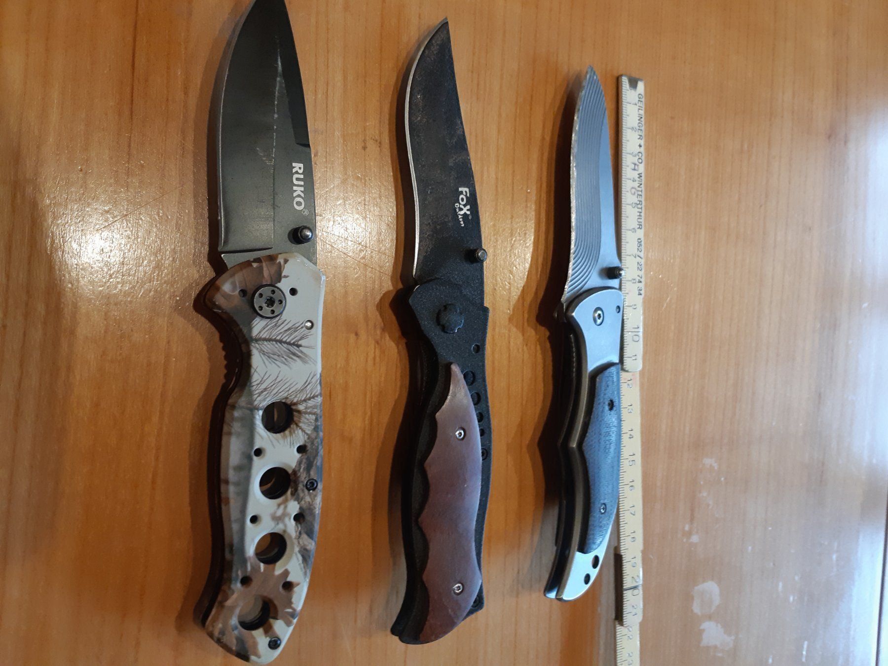 Accessori: 3 Klappmesser Ruko, Fox – Usato da Grindelwald venduto da carro5