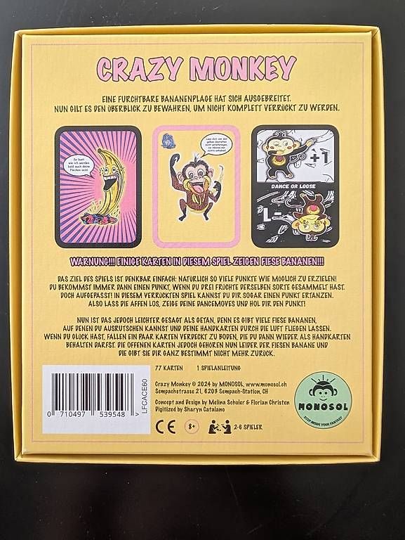 Giochi: Crazy Monkey Kartenspiel  Wie neu – Usato da Hunzenschwil venduto da nil_8hzy 1
