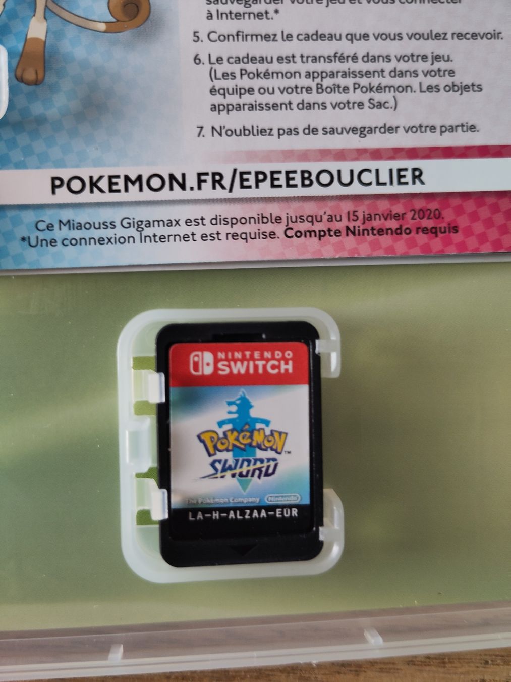 Pokémon Giochi: Nintendo Switch : Pokémon Épée – Nuovo (secondo la descrizione) da Le Sépey venduto da Ventach 3