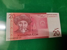 Banknote Kyrgistan 2009 NEU