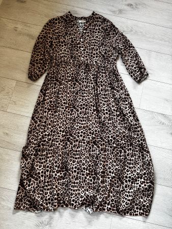 Trendiges Kleid von CREAM, Gr. S/M, Leo-Muster