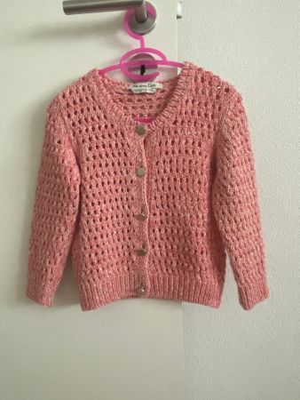 Massimo Dutti Cardigan – Gr. 4 Jahre, Coral/Melange