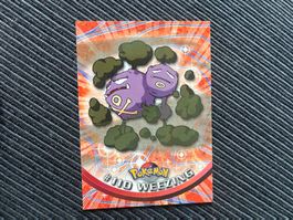 Pokemon Weezing non Holo Topps Series 2 1999 1.Edition NM