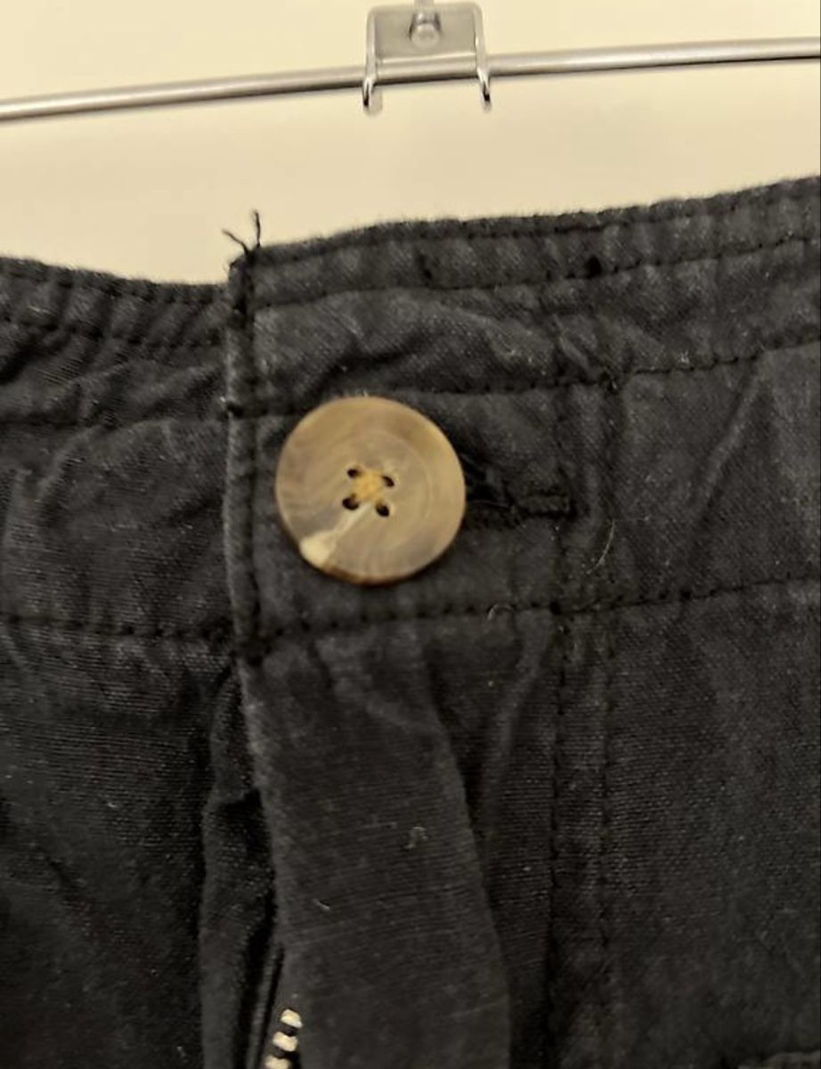 Pantaloni: Schwarze 7/8 Stoffhose, Gr. XS – Usato da Zürich venduto da man_nq66 1