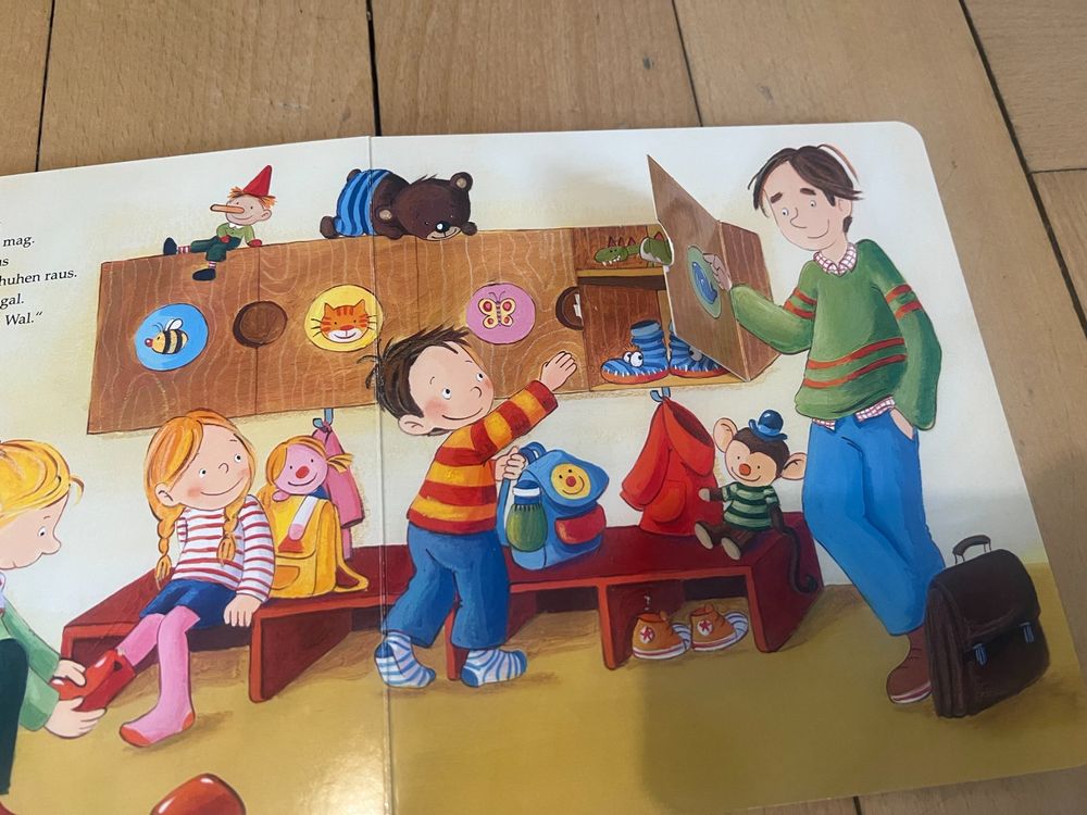 Ich Gehe In Den Kindergarten Klappen Ziehen Schieben 24 Mo👶 Kaufen Auf Ricardo 0552